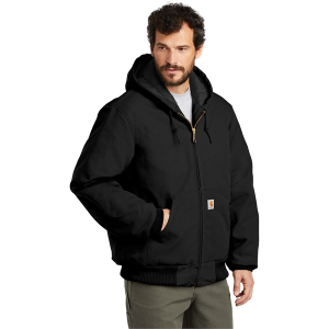 Carhartt® Tall Quilted-Flannel-Lined Duck Active Jacket