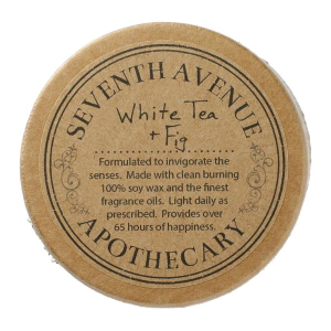 White Tea and Fig 11 oz Glass Jar Candle